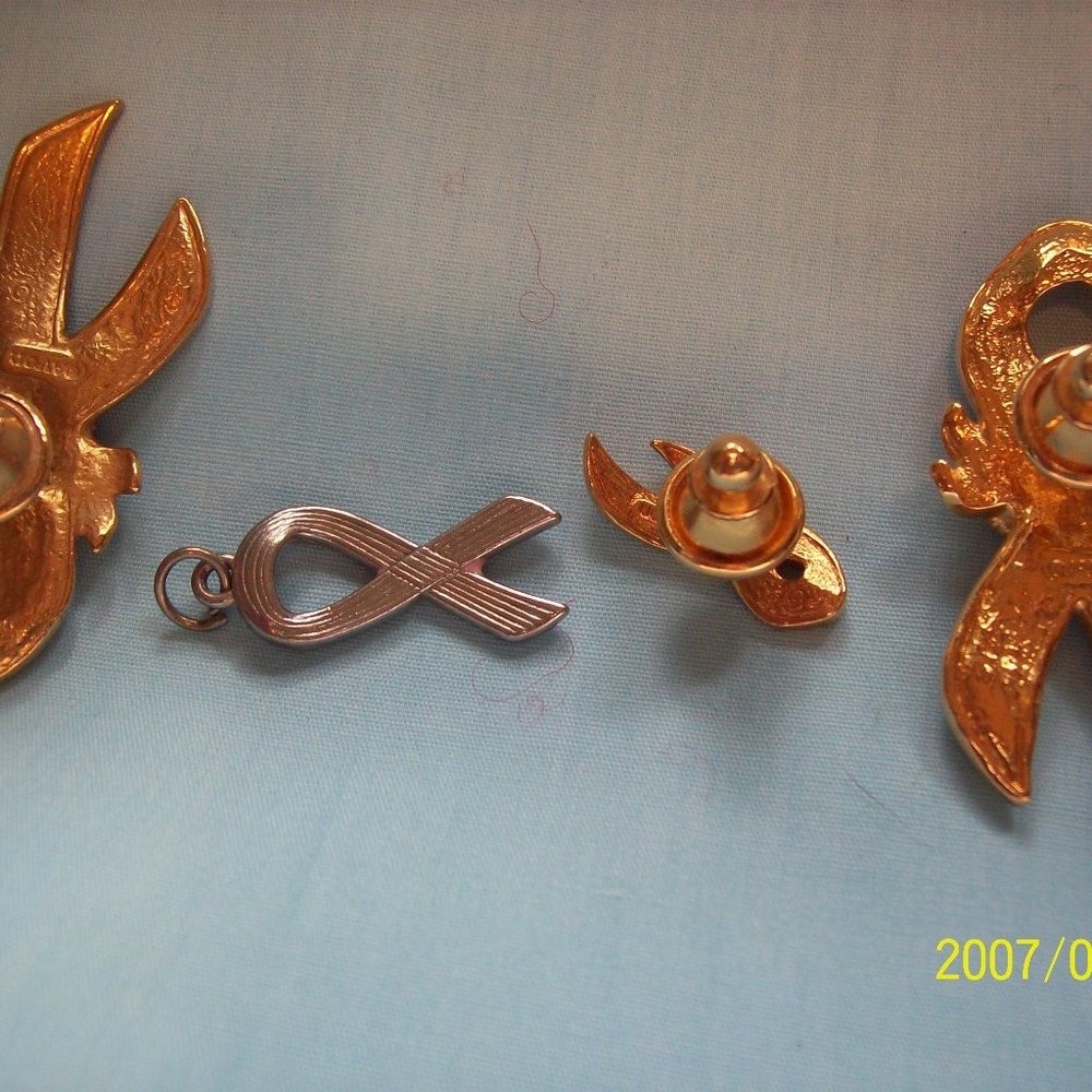 Breast Cancer Awareness Pins and Pendant
